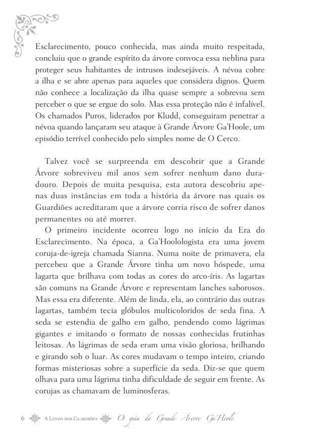 A Lenda dos Guardiões - o Guia da Grande Árvore Ga Hoole - Editora Fundamento livro_infantil