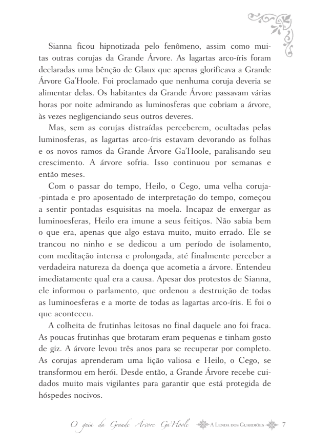 A Lenda dos Guardiões - o Guia da Grande Árvore Ga Hoole - Editora Fundamento livro_infantil