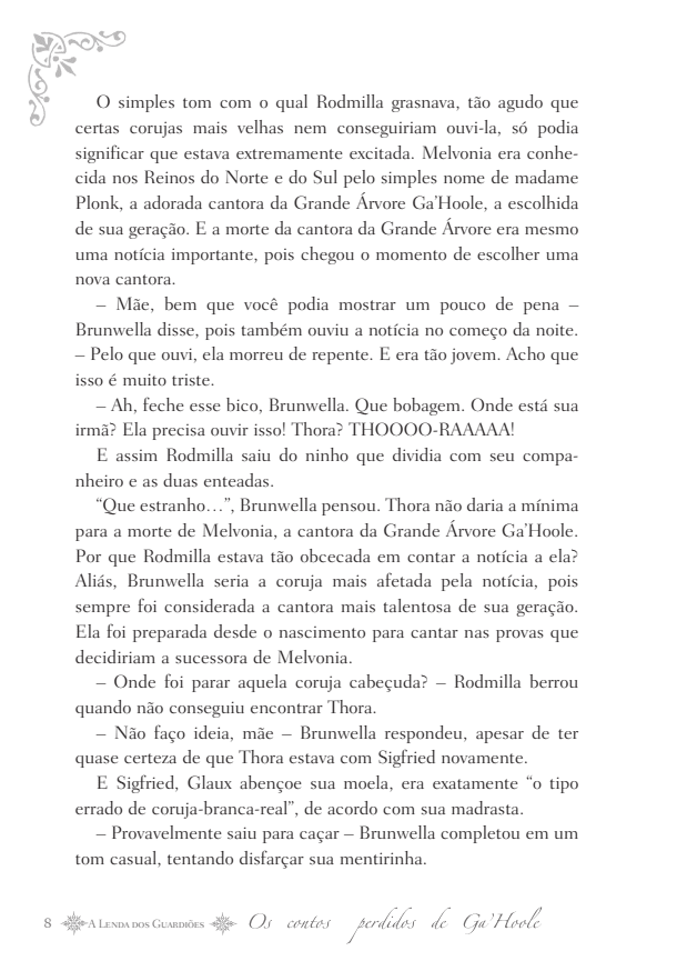 A Lenda dos Guardiões - Os Contos Perdidos de Ga Hoole - Editora Fundamento livro_infantil