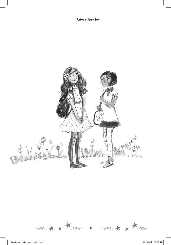 Academia Unicórnio 01: Sofia e Arco - íris - Editora Fundamento livro_infantil