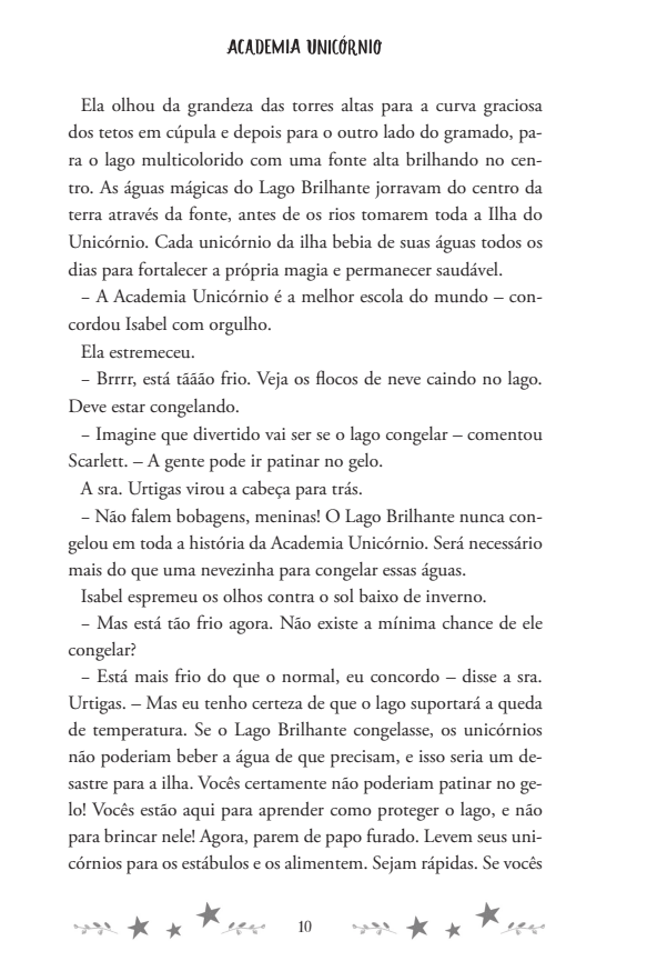 Academia Unicórnio 02: Scarlett e Chama - Editora Fundamento livro_infantil