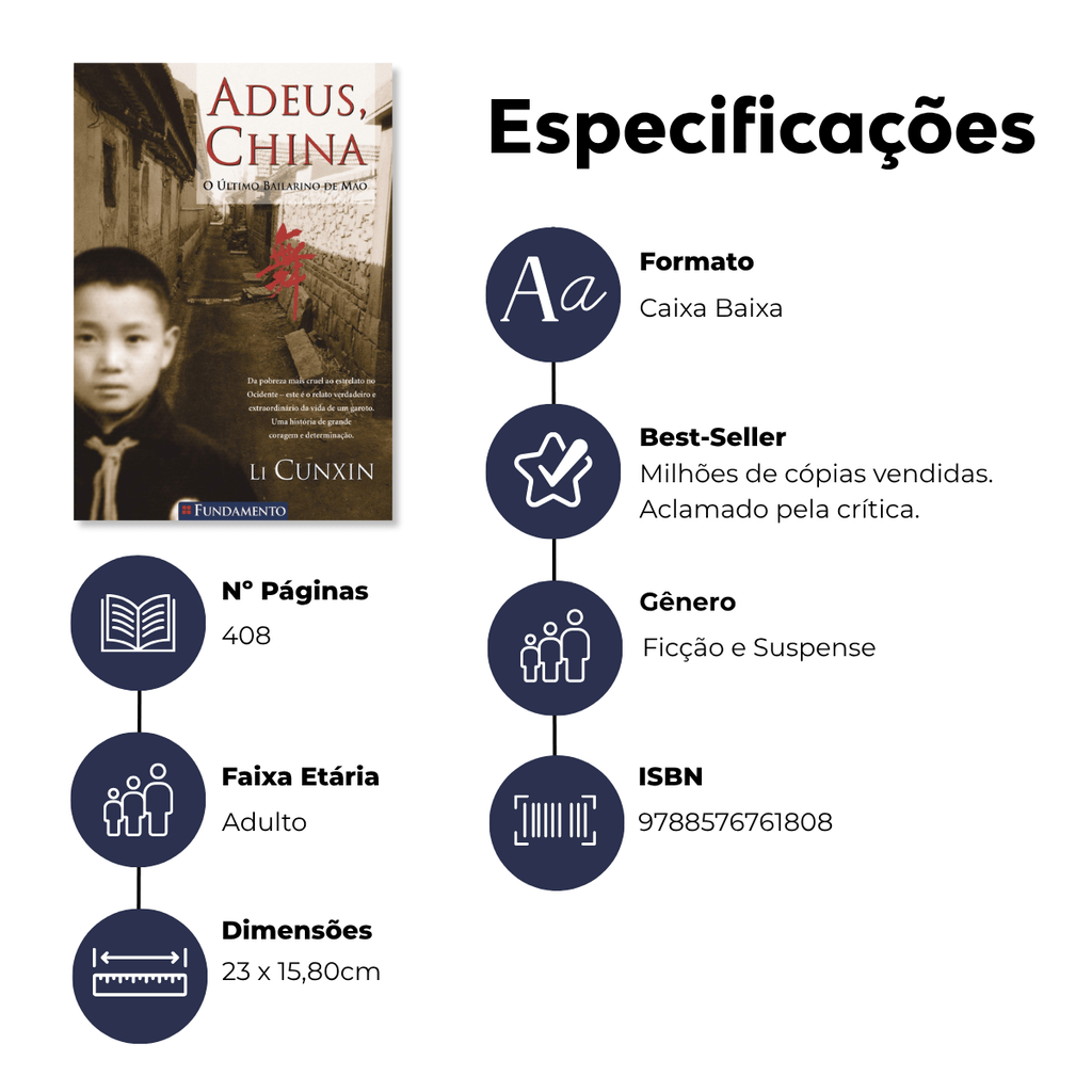 Adeus, China - Editora Fundamento livro_infantil