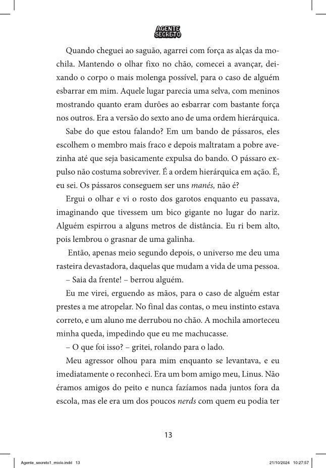 Agente Secreto 1 - Editora Fundamento livro_infantil