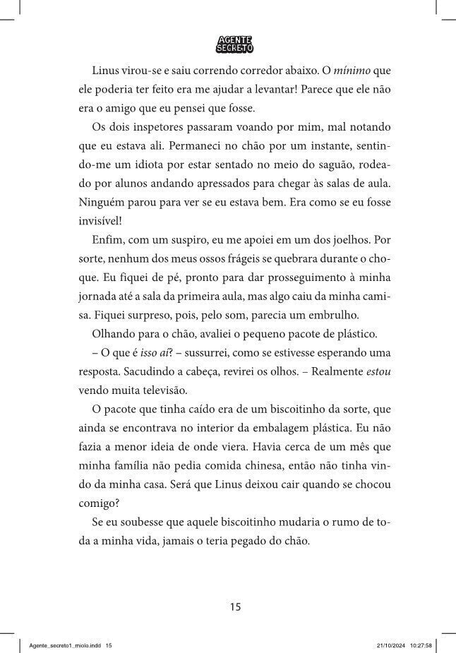 Agente Secreto 1 - Editora Fundamento livro_infantil