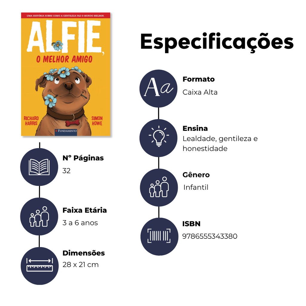 Alfie, o Melhor Amigo - Editora Fundamento livro_infantil