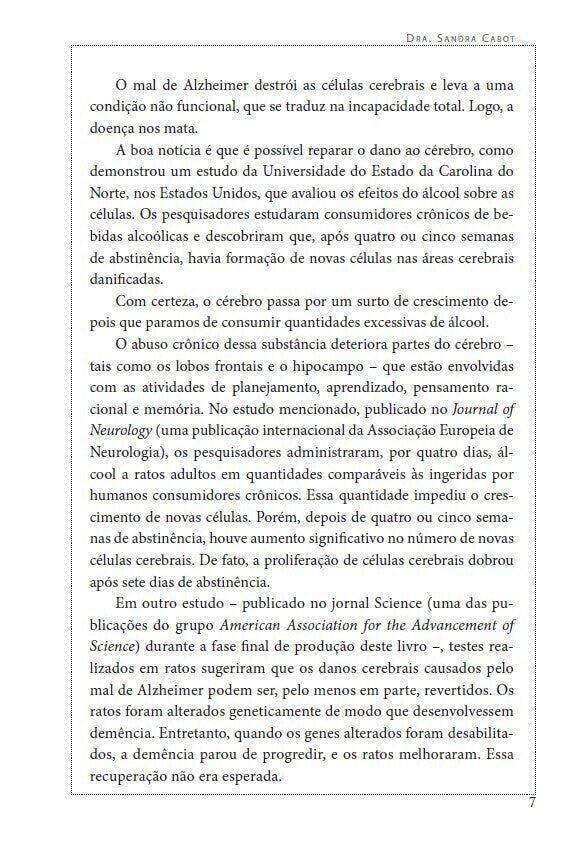 Alzheimer - o Programa Inovador para Prevenção e Tratamento - Editora Fundamento livro_infantil