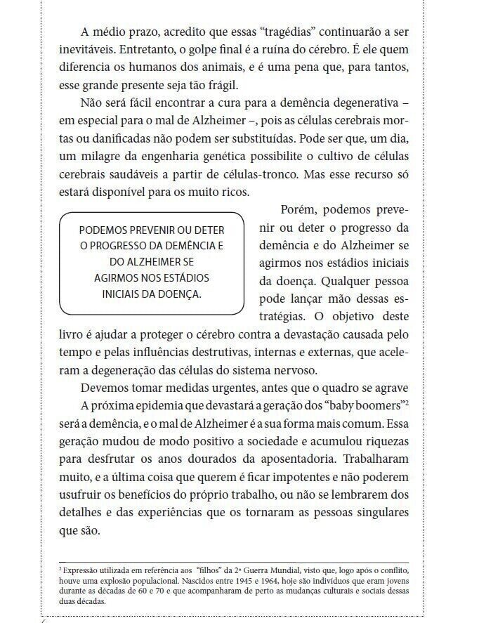 Alzheimer - o Programa Inovador para Prevenção e Tratamento - Editora Fundamento livro_infantil