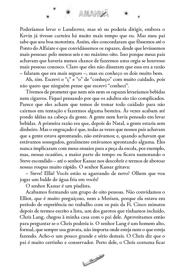 Amanhã 01 - Amanhã, Quando a Guerra Começou - Editora Fundamento livro_infantil