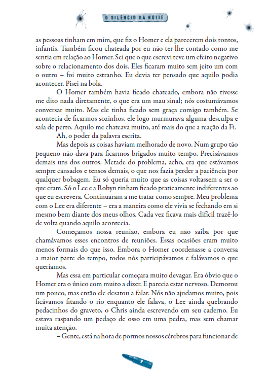 Amanhã 02 - O Silêncio da Noite - Editora Fundamento livro_infantil