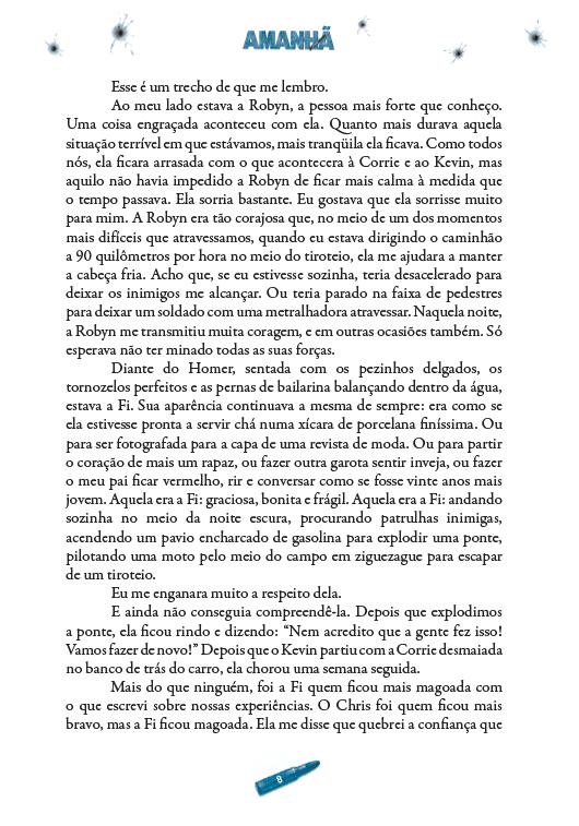 Amanhã 02 - O Silêncio da Noite - Editora Fundamento livro_infantil
