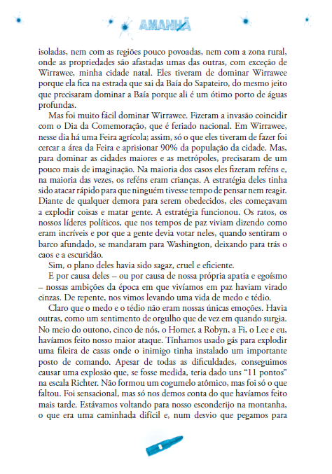 Amanhã 03 - No Terceiro Dia, a Geada - Editora Fundamento livro_infantil