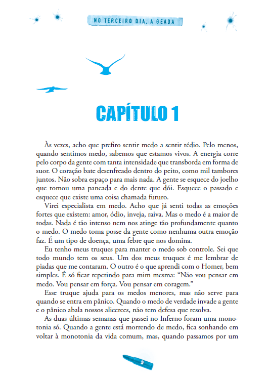 Amanhã 03 - No Terceiro Dia, a Geada - Editora Fundamento livro_infantil