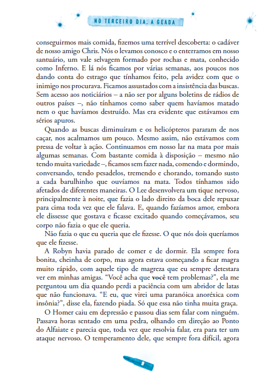 Amanhã 03 - No Terceiro Dia, a Geada - Editora Fundamento livro_infantil
