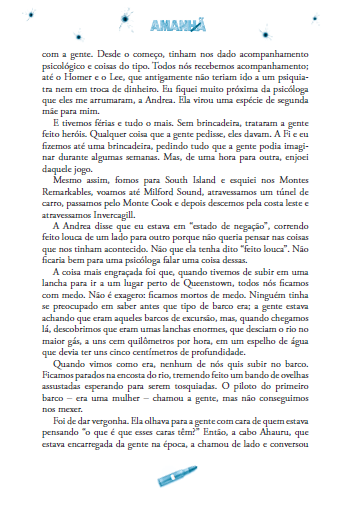 Amanhã 04 - Escuridão, Seja Minha Amiga