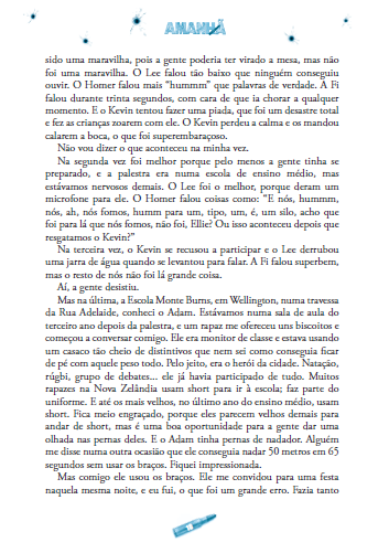 Amanhã 04 - Escuridão, Seja Minha Amiga