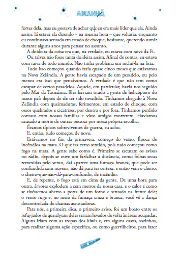 Amanhã 04 - Escuridão, Seja Minha Amiga - Editora Fundamento livro_infantil