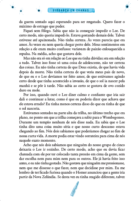 Amanhã 05 - Vingança em Chamas - Editora Fundamento livro_infantil
