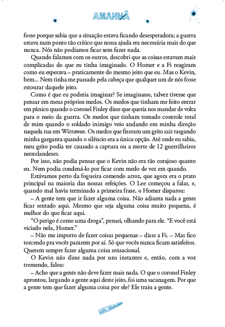 Amanhã 05 - Vingança em Chamas - Editora Fundamento livro_infantil
