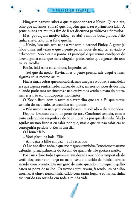 Amanhã 05 - Vingança em Chamas - Editora Fundamento livro_infantil