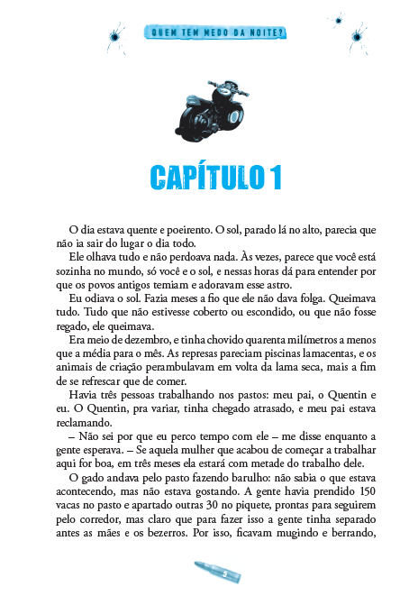 Amanhã 06 - Quem Tem Medo da Noite? - Editora Fundamento livro_infantil