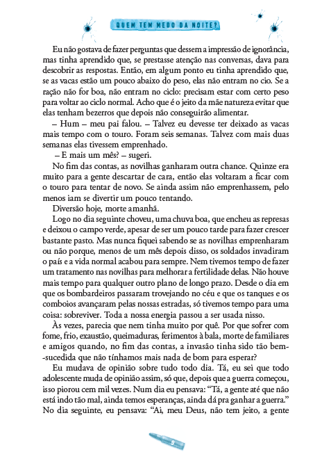 Amanhã 06 - Quem Tem Medo da Noite? - Editora Fundamento livro_infantil