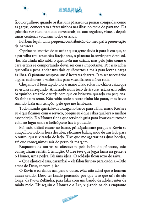 Amanhã 07 - O Outro Lado do Amanhecer - Editora Fundamento livro_infantil