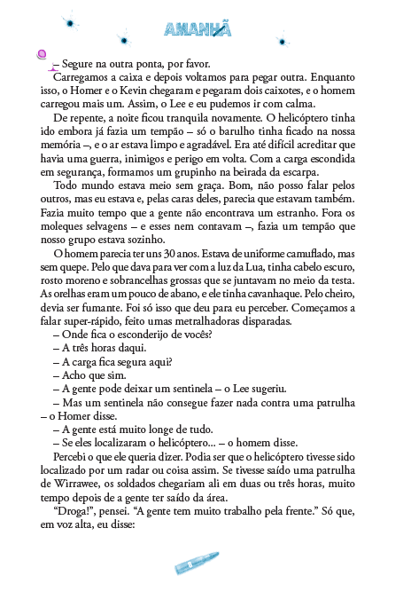 Amanhã 07 - O Outro Lado do Amanhecer - Editora Fundamento livro_infantil