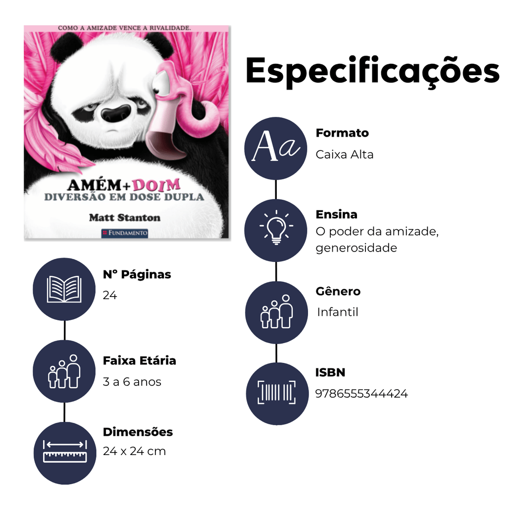 Amém + Doim - Diversão em Dose Dupla - Editora Fundamento livro_infantil
