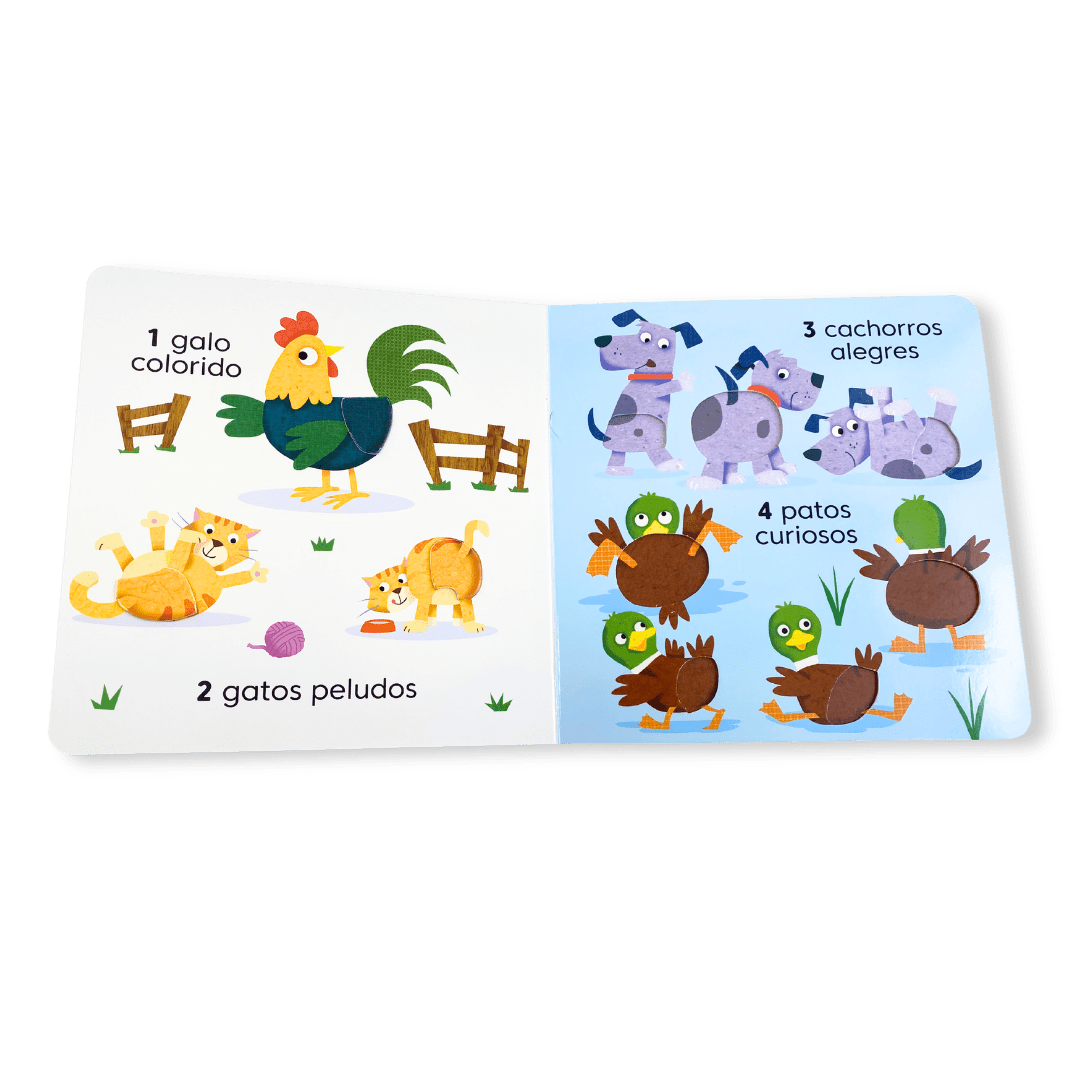 Animais na Fazenda: Contando até 10 - Editora Fundamento livro_infantil