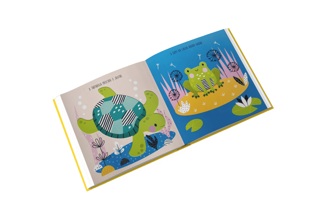 Animais no Lago - Editora Fundamento livro_infantil