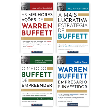 Aprenda com Buffett (4 Livros) - Editora Fundamento livro_infantil