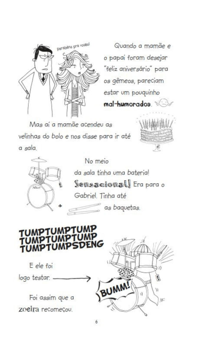 As (Extra)Ordinárias (Des)Aventuras de Lotta 3: Música para Encantar Animais - Editora Fundamento livro_infantil