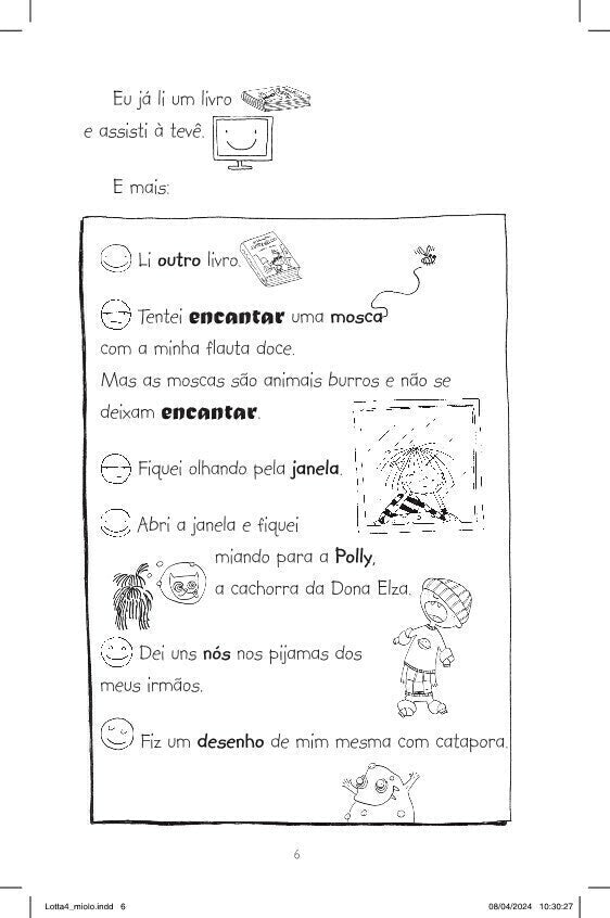 As (Extra)Ordinárias (Des)Aventuras de Lotta 4:o Coelho na Cartola - Editora Fundamento livro_infantil