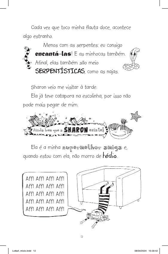 As (Extra)Ordinárias (Des)Aventuras de Lotta 4:o Coelho na Cartola - Editora Fundamento livro_infantil