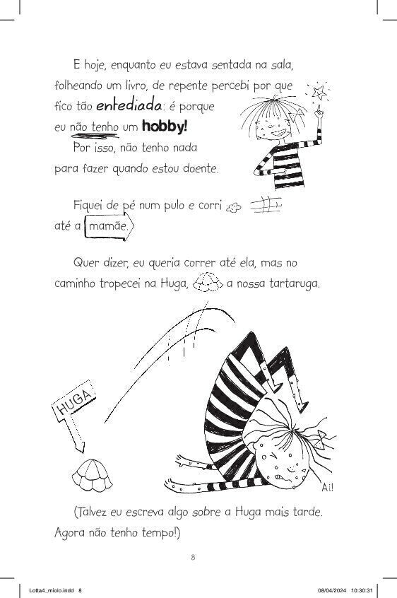 As (Extra)Ordinárias (Des)Aventuras de Lotta 4:o Coelho na Cartola - Editora Fundamento livro_infantil