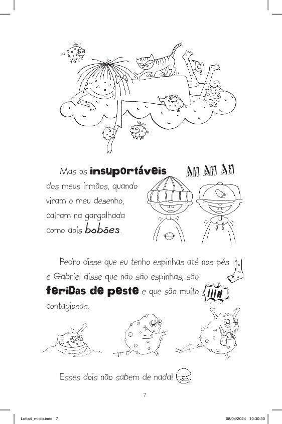 As (Extra)Ordinárias (Des)Aventuras de Lotta 4:o Coelho na Cartola - Editora Fundamento livro_infantil
