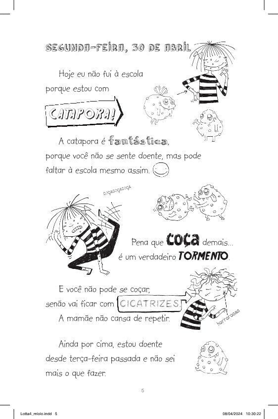As (Extra)Ordinárias (Des)Aventuras de Lotta 4:o Coelho na Cartola - Editora Fundamento livro_infantil