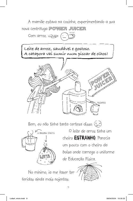 As (Extra)Ordinárias (Des)Aventuras de Lotta 4:o Coelho na Cartola - Editora Fundamento livro_infantil