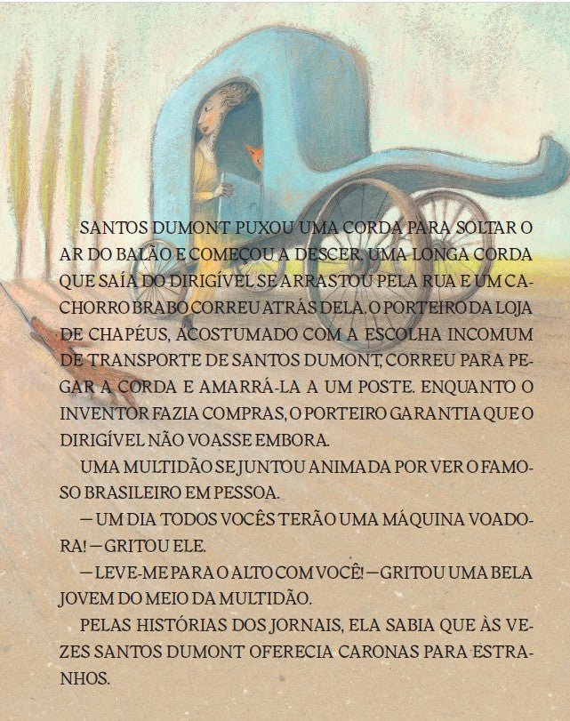 As Fabulosas Máquinas Voadoras de Alberto Santos Dumont - Editora Fundamento livro_infantil