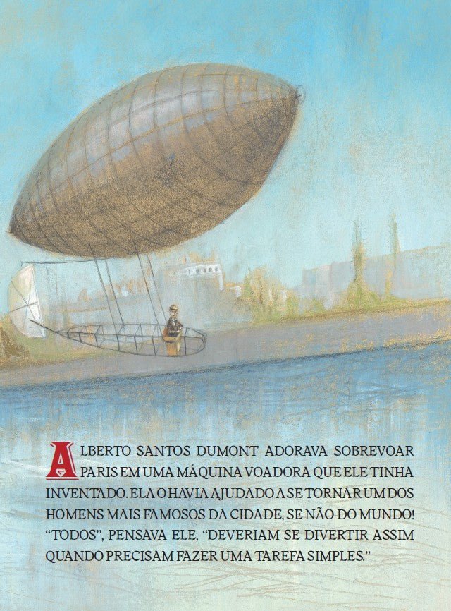 As Fabulosas Máquinas Voadoras de Alberto Santos Dumont - Editora Fundamento livro_infantil