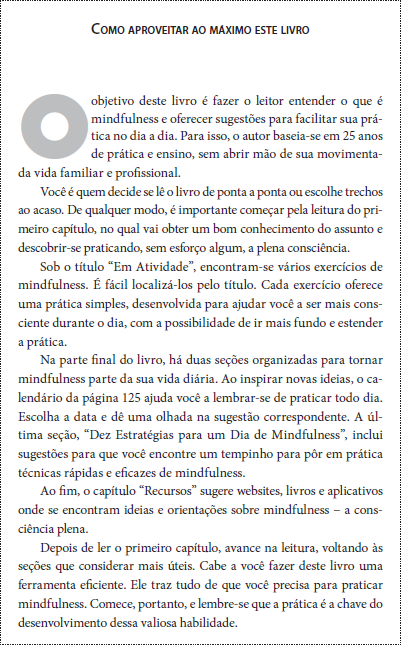 Atenção Plena - Mindfulness