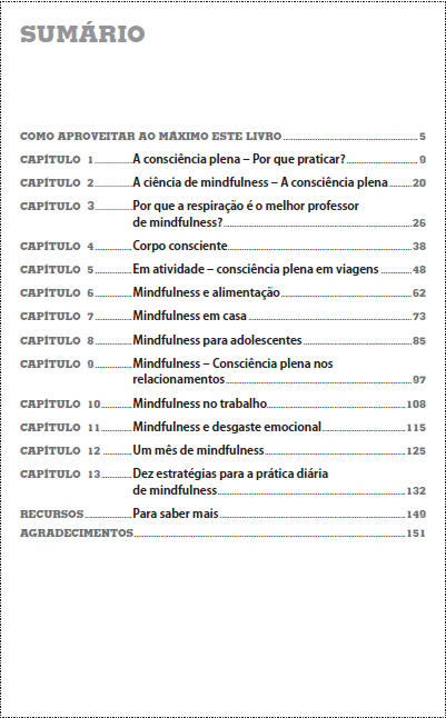 Atenção Plena - Mindfulness