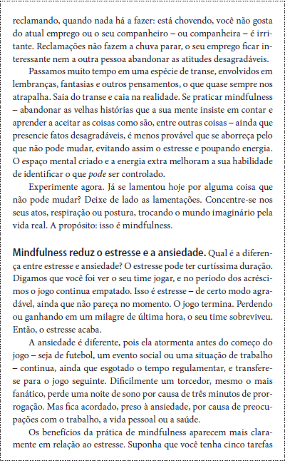Atenção Plena - Mindfulness