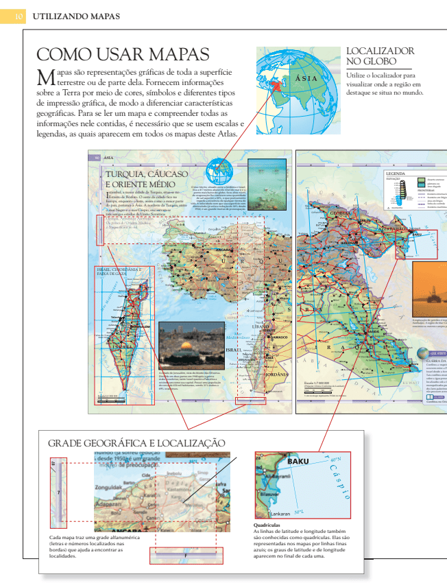 Atlas Geografico Mundial - Azul - Editora Fundamento livro_infantil