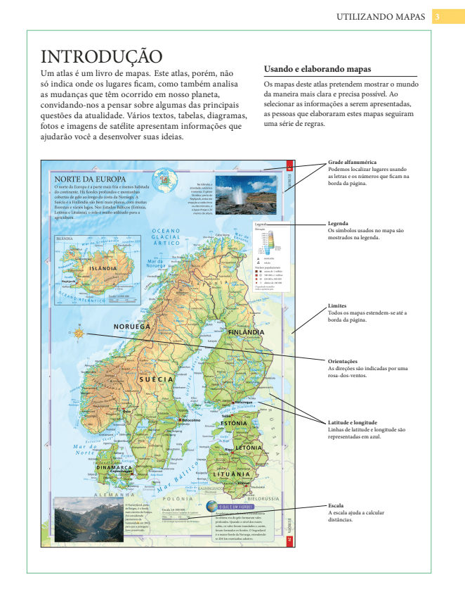 Atlas Geografico Mundial Versao Essencial - Verde - 2ª Edicao - Editora Fundamento livro_infantil