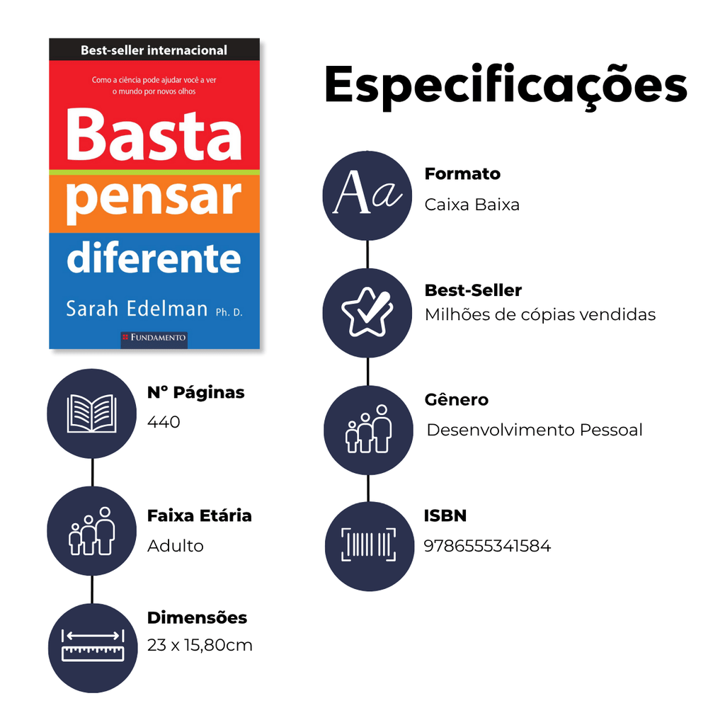 Basta Pensar Diferente - Editora Fundamento livro_infantil