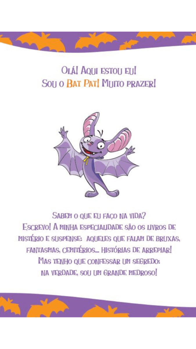 Bat Pat - o Vampiro Dançarino - Editora Fundamento livro_infantil