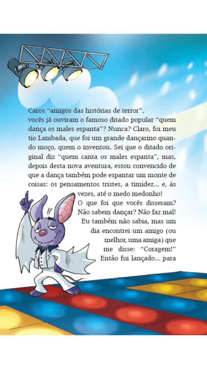Bat Pat - o Vampiro Dançarino - Editora Fundamento livro_infantil