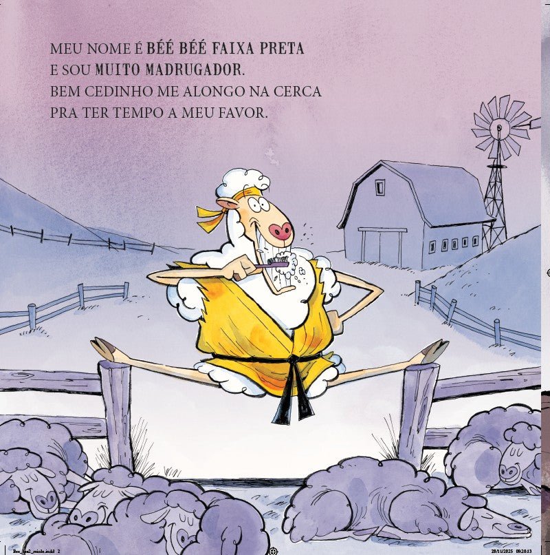 Béé Béé Faixa Preta: Acorde, É Hora de Levantar! (picture Book) - Editora Fundamento livro_infantil