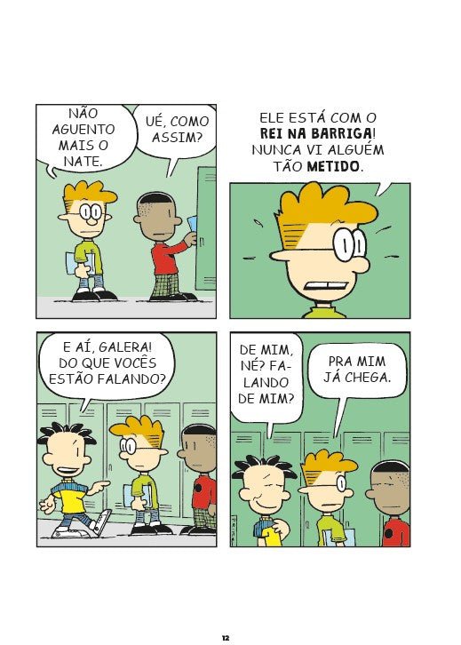 Big Nate: Queijo e Confusão! - Editora Fundamento livro_infantil